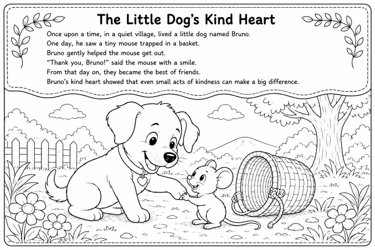 InkChamps create screen for making a coloring book with story online