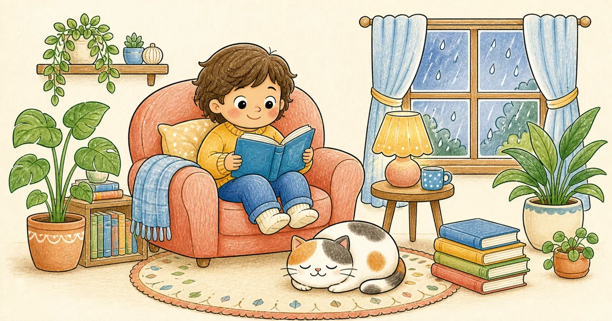 Cozy Room Coloring Pages preview