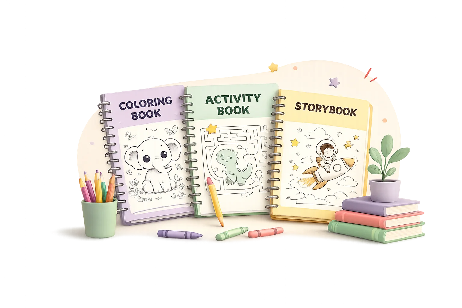 InkChamps coloring book preview